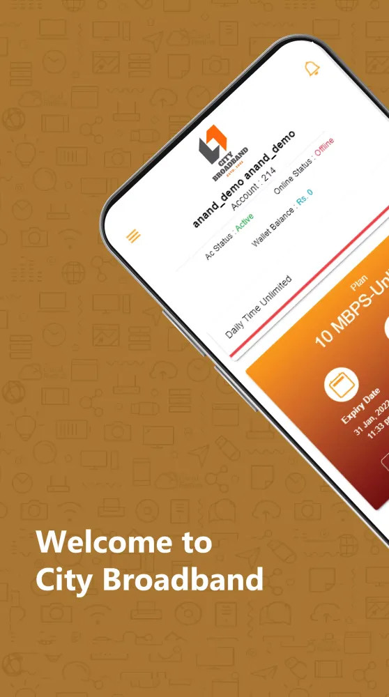 Ảnh chụp màn hình của City Broadband