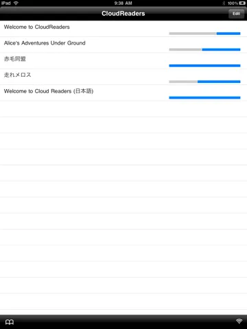 تصاویر CloudReaders pdf,cbz,cbr iPad 