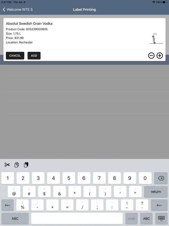 Скриншоты Cloud Retailer Mobile iPad 