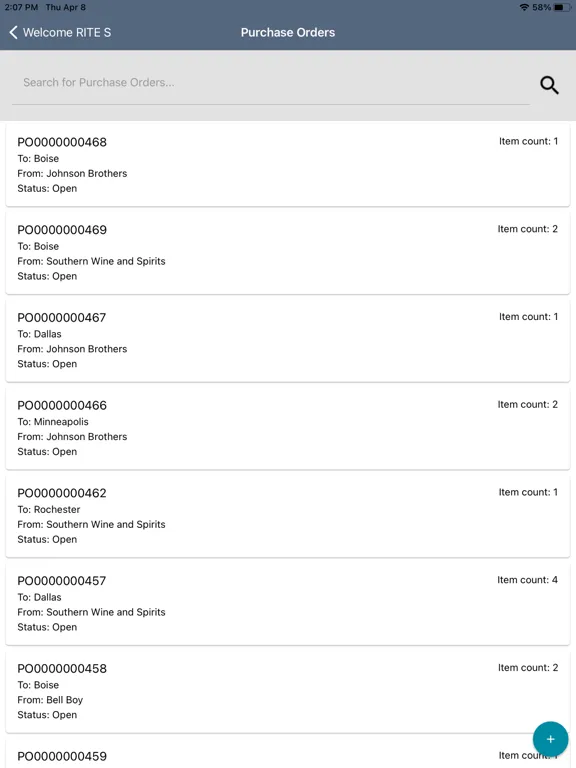 Скриншоты Cloud Retailer Mobile iPad 