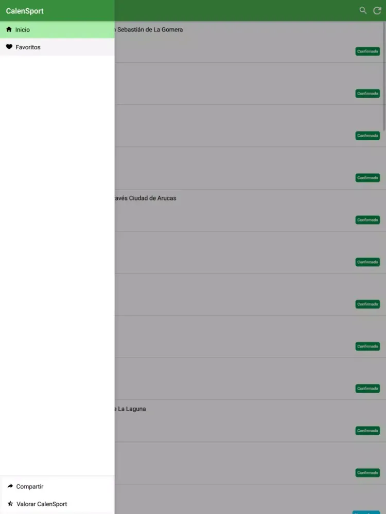 CalenSport iPad  Ekran Görüntüleri
