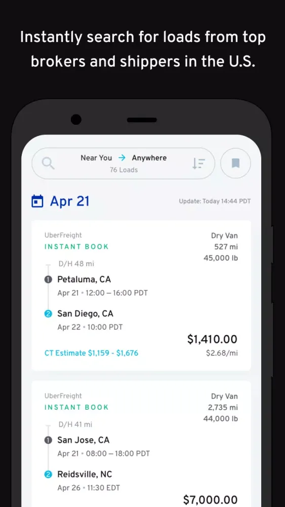 CloudTrucks Screenshots