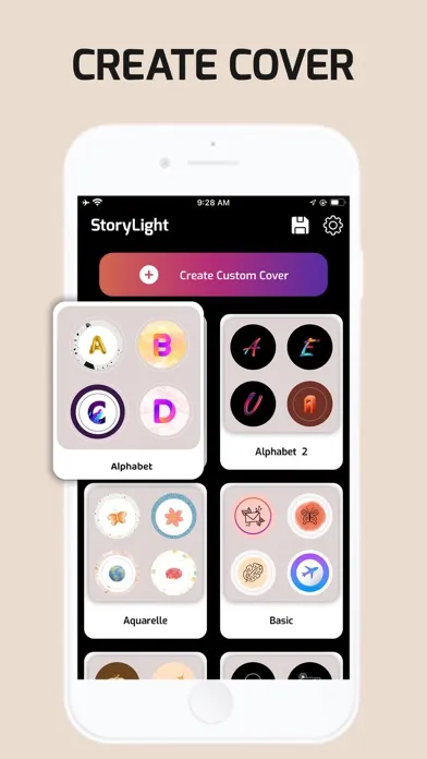 Ảnh chụp màn hình của Social Story Highlight Cover