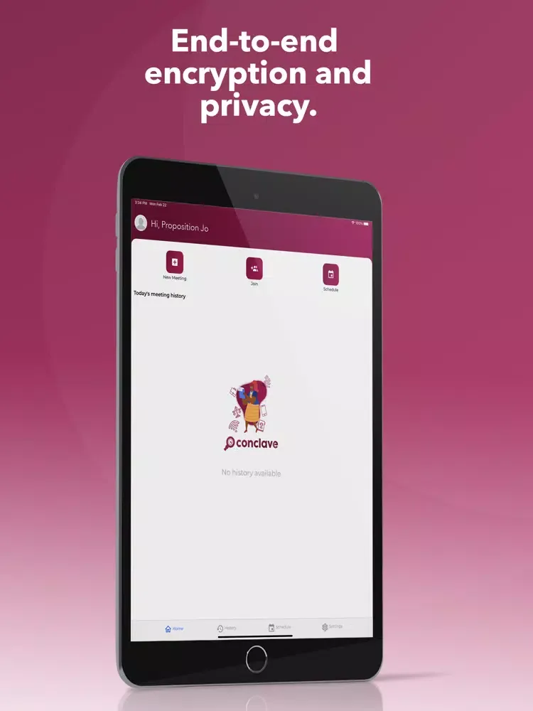 Conclave Go iPad  Ekran Görüntüleri