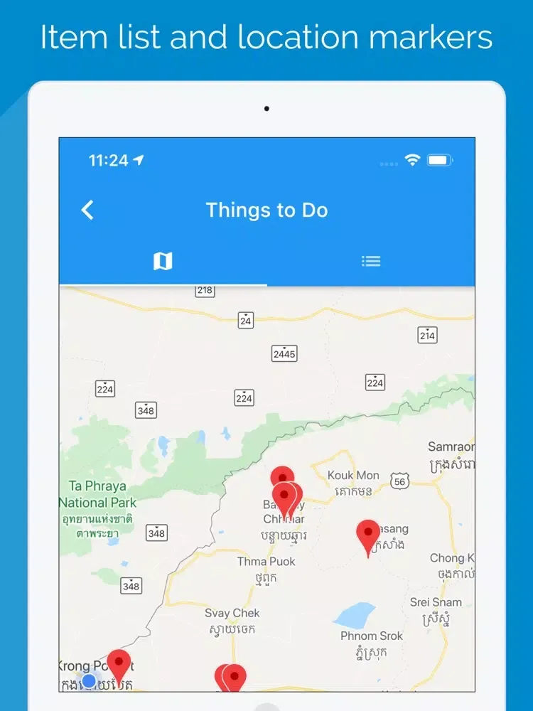 Zrzuty ekranu BMC Guide iPad 