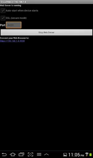 Capturas de pantalla de CloudWeb - File & Web Server