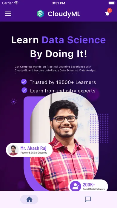 CloudyML Data Science Course سکرین شاٹس