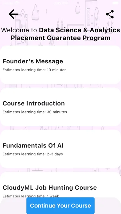 CloudyML Data Science Course سکرین شاٹس