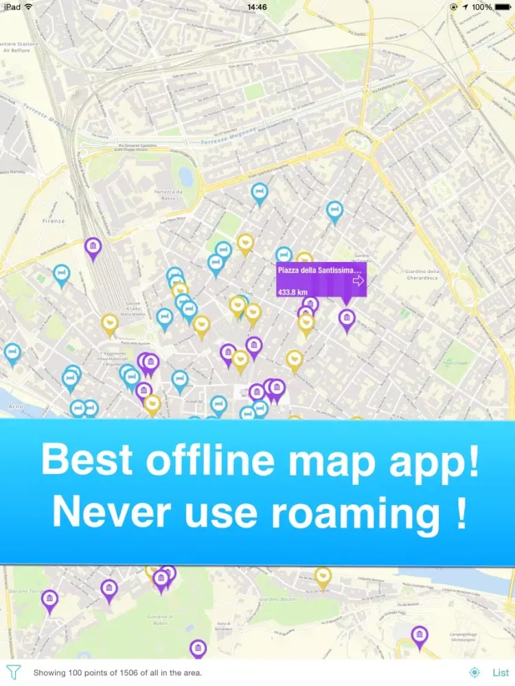 Captures d'écran de Florence, Italy - Offline Guide - iPad 