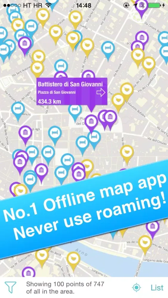 Captures d'écran de Florence, Italy - Offline Guide -