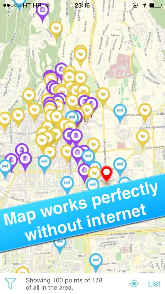 Screenshot di Zagreb,Croatia - Offline Guide -