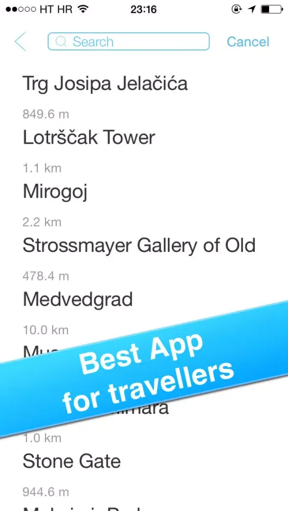 Screenshot di Zagreb,Croatia - Offline Guide -