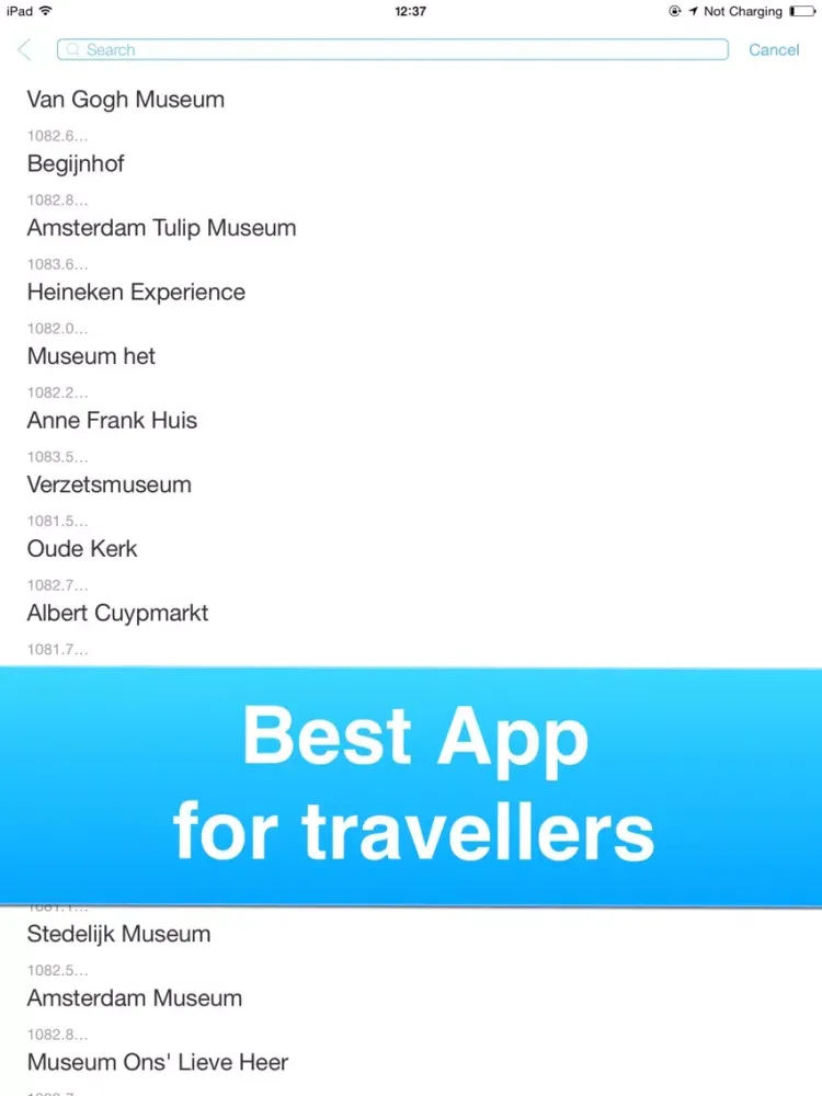 Amsterdam, Netherlands - Offline Guide - iPad  스크린샷