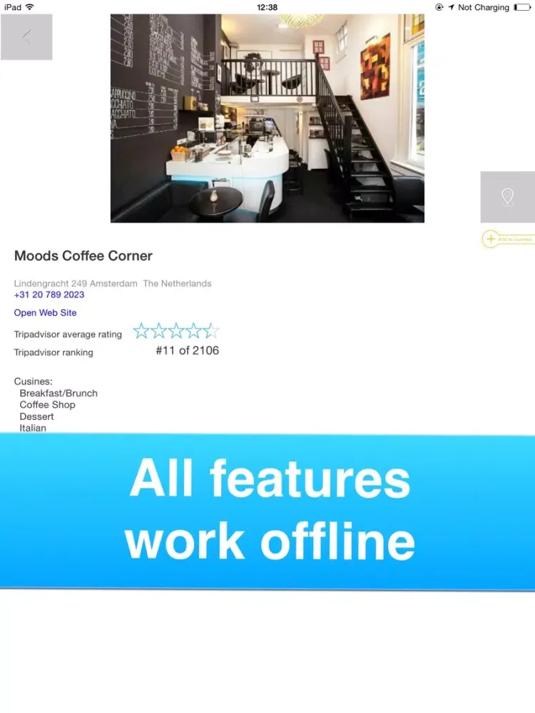 Amsterdam, Netherlands - Offline Guide - iPad  스크린샷