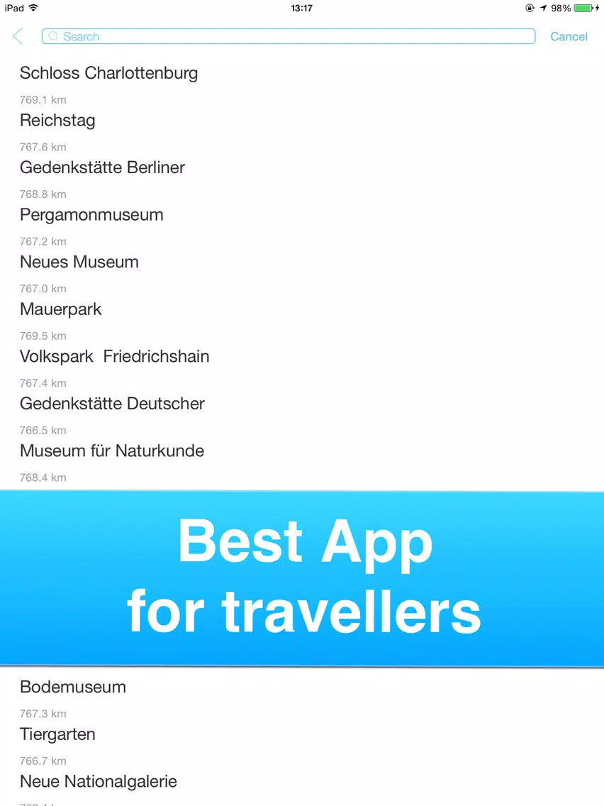 Berlin, Germany - Offline Guide - iPad  स्क्रीनशॉट