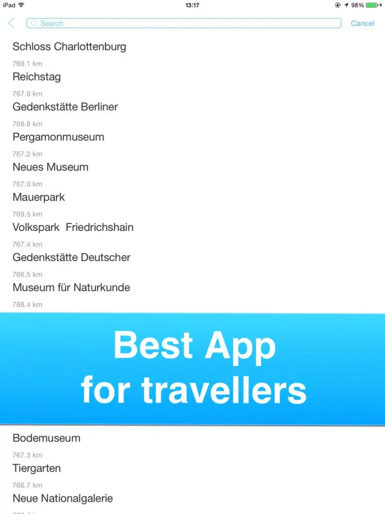 Ảnh chụp màn hình của Berlin, Germany - Offline Guide - iPad 