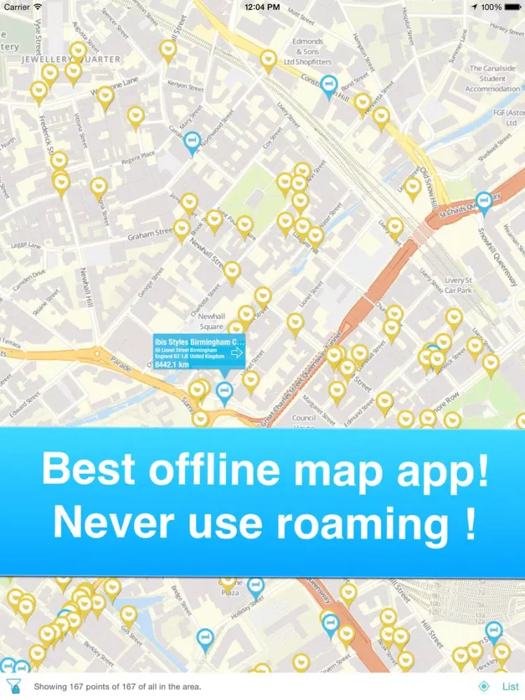 Birmingham, UK - Offline Guide - iPad  স্ক্রিনশট