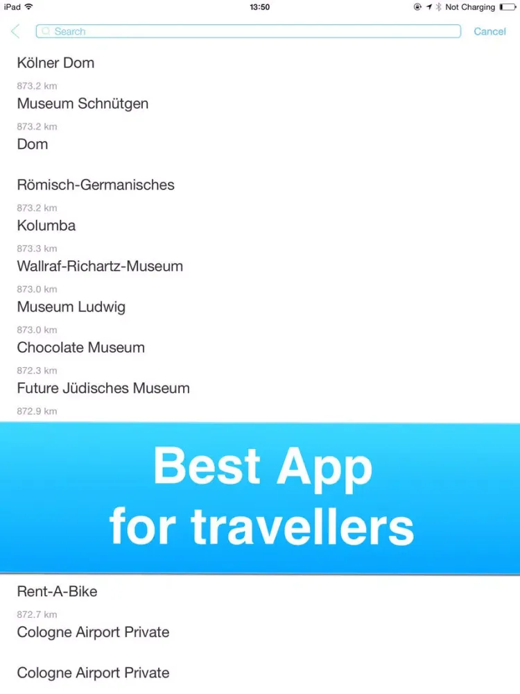 Ảnh chụp màn hình của Cologne, Germany - Offline Guide - iPad 