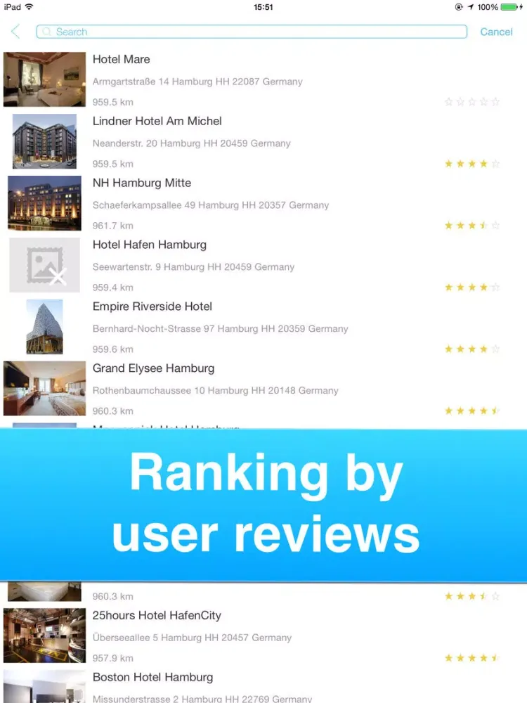 Hamburg, Germany - Offline Guide - iPad 应用截图