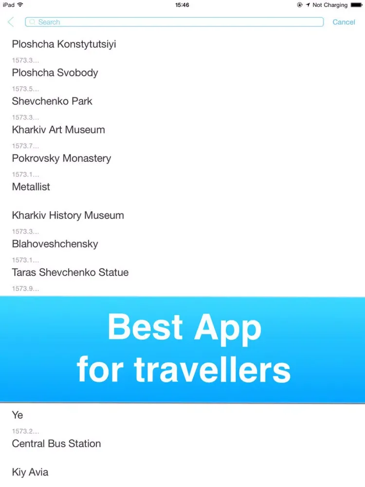 Kharkov, Ukraine - Offline Guide - iPad  स्क्रीनशॉट