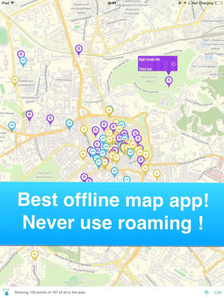 Capturas de pantalla de Lvov, Ukraine - Offline Guide - iPad 