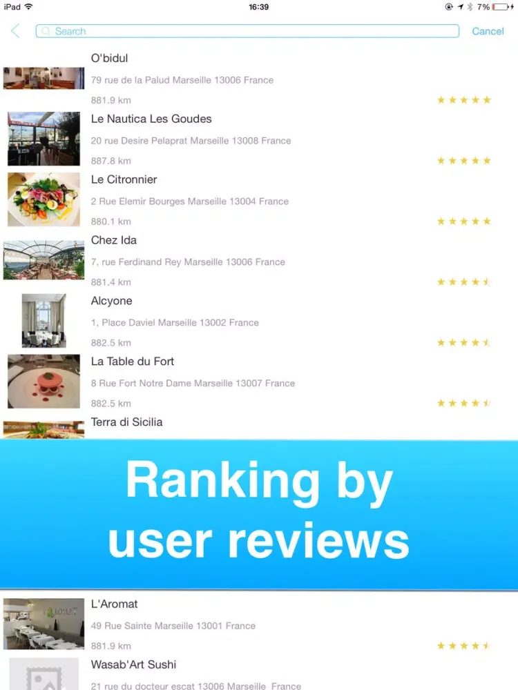 Tangkapan layar Marseille, France - Offline Guide - iPad 