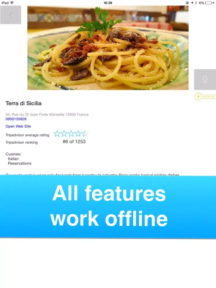 Tangkapan layar Marseille, France - Offline Guide - iPad 