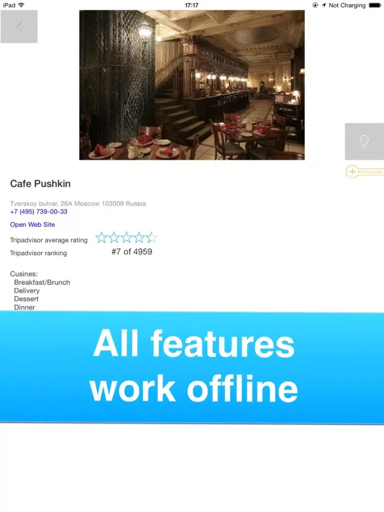 Ảnh chụp màn hình của Moscow, Russia - Offline Guide - iPad 