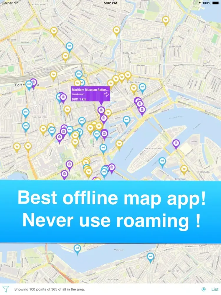 Zrzuty ekranu Rotterdam, Netherlands - Offline Guide - iPad 