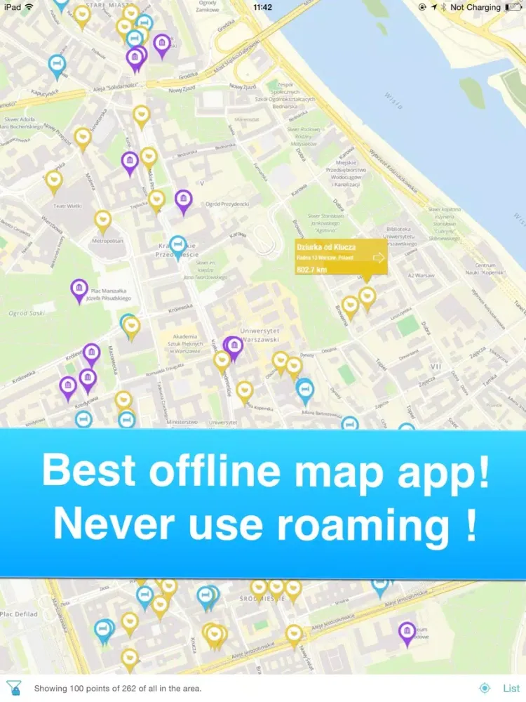 Warsaw, Poland - Offline Guide - iPad  Ekran Görüntüleri