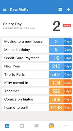 Days Matter - Countdown Event应用截图