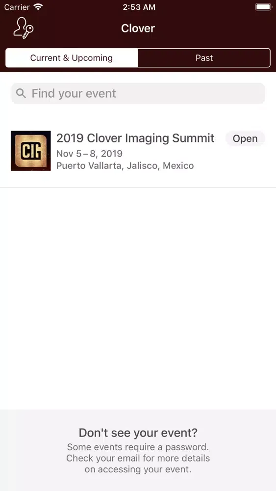 Capturas de tela do Clover Imaging Summit