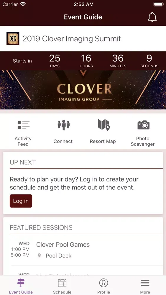 Capturas de tela do Clover Imaging Summit