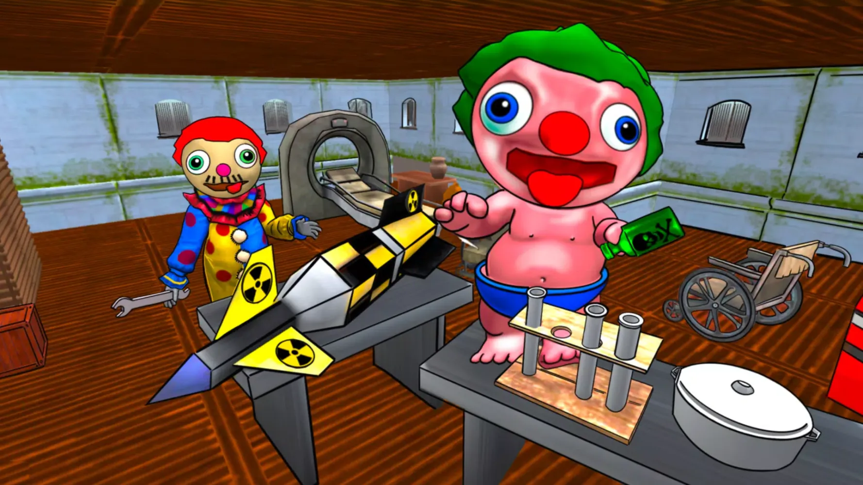 Clown Daddy Neighbor Screenshots