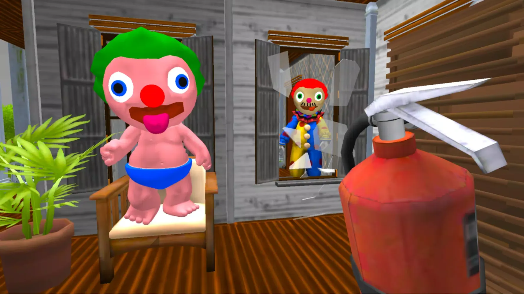 Clown Daddy Neighbor Screenshots
