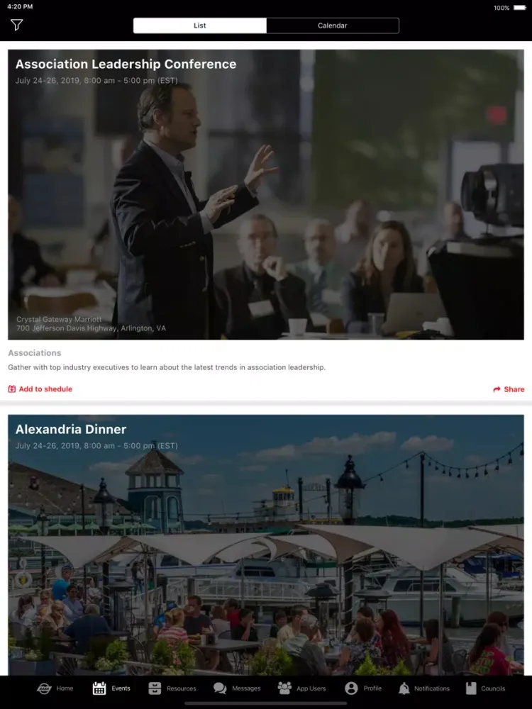 AASA iPad  Screenshots