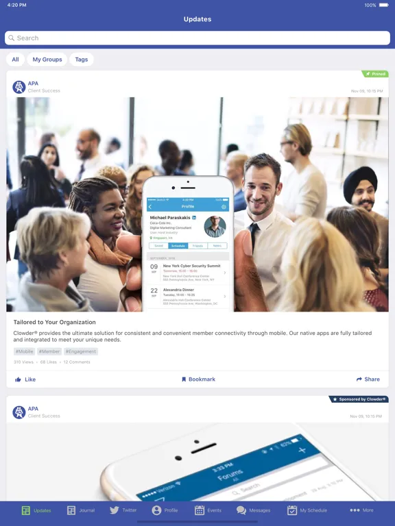 APA Connect iPad  স্ক্রিনশট