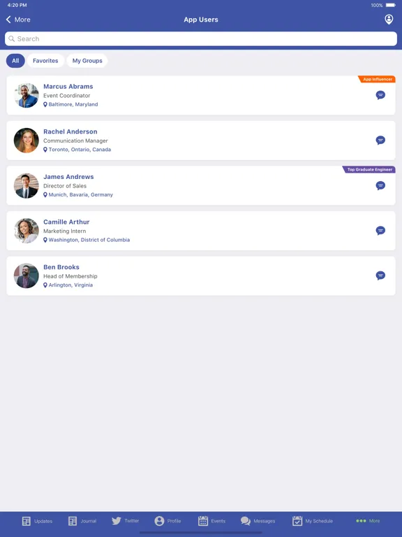 APA Connect iPad  স্ক্রিনশট