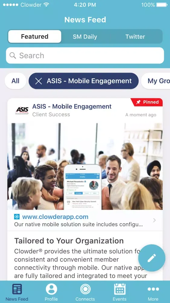 Capturas de tela do ASIS - Mobile Engagement