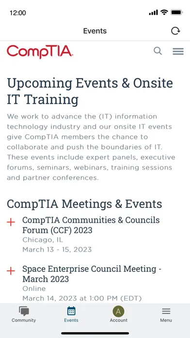 CompTIA Community应用截图