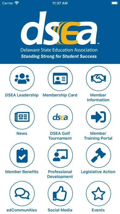 Zrzuty ekranu DSEA Member Connect
