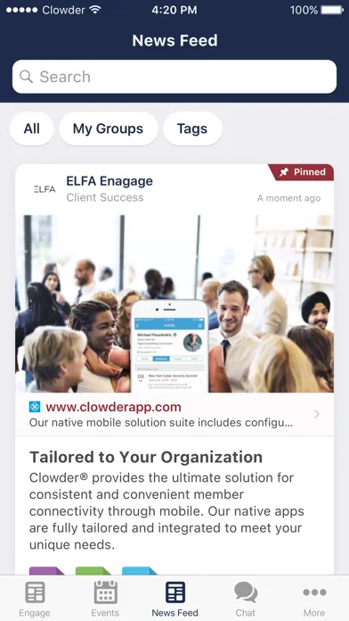 ELFA Engage Screenshots