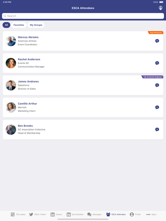 ESCA iPad  Screenshots