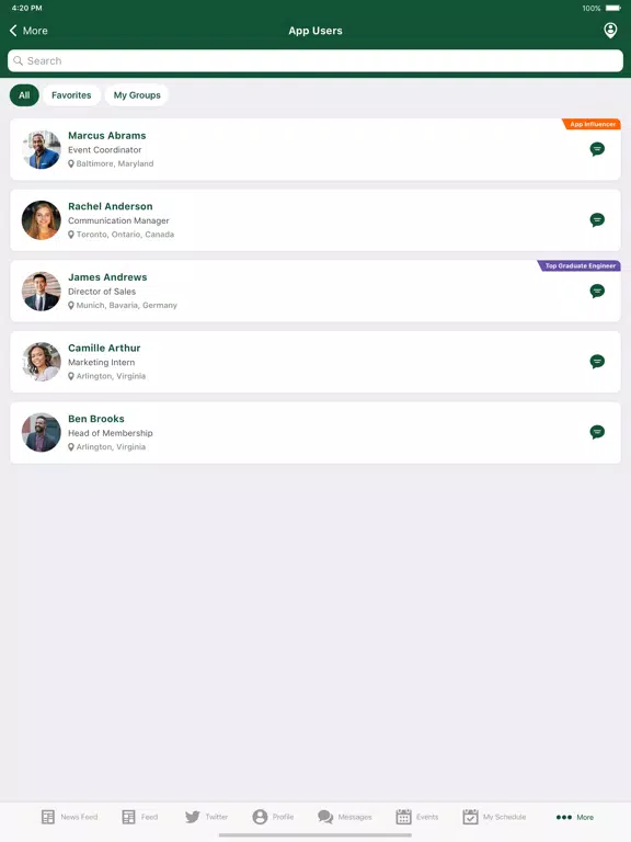 Captures d'écran de GCSAA Now iPad 