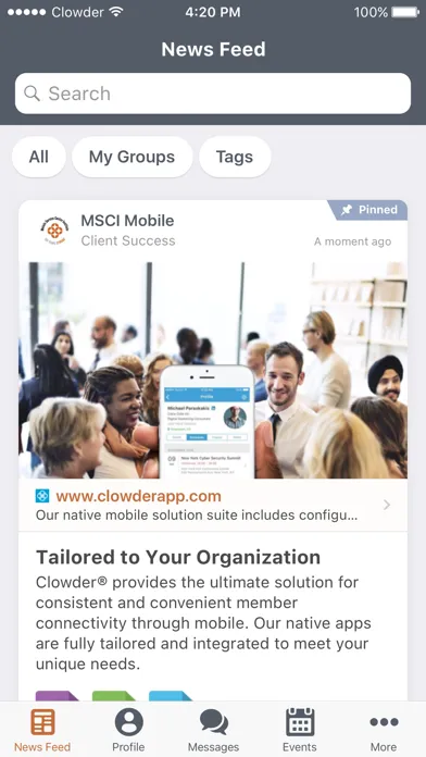Capturas de tela do MSCI Mobile