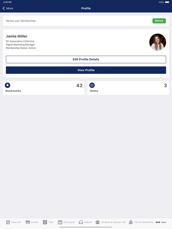 OBA Lawyers Link iPad  Screenshots