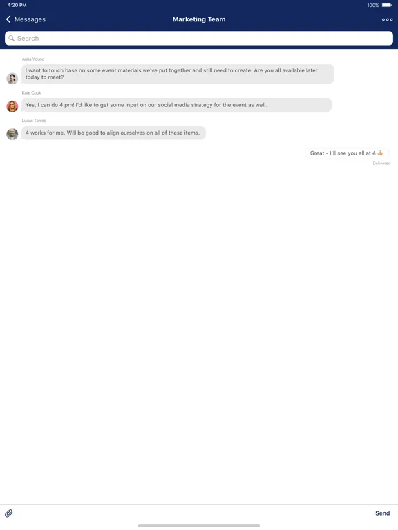 OBA Lawyers Link iPad  Screenshots