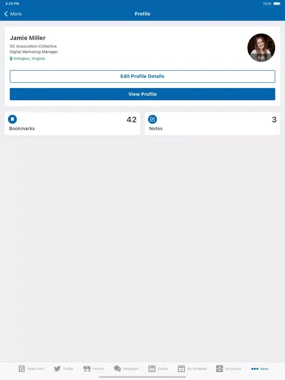 Tangkapan skrin PAMA Mobile iPad 