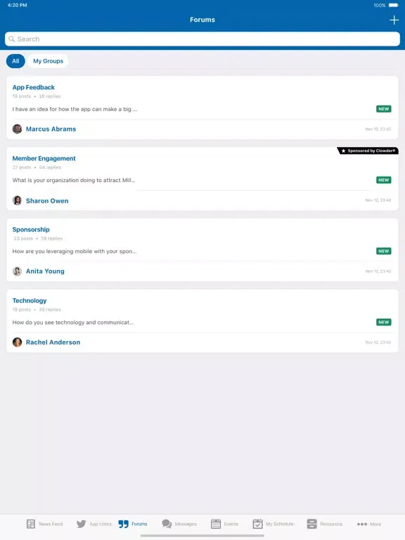 Tangkapan skrin PAMA Mobile iPad 