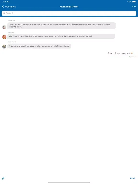 Tangkapan skrin PAMA Mobile iPad 